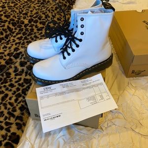 White Dr Martens